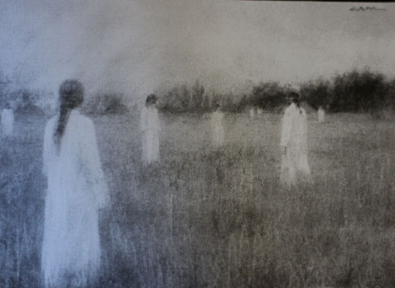 Echos der Stille (Kohle) VI